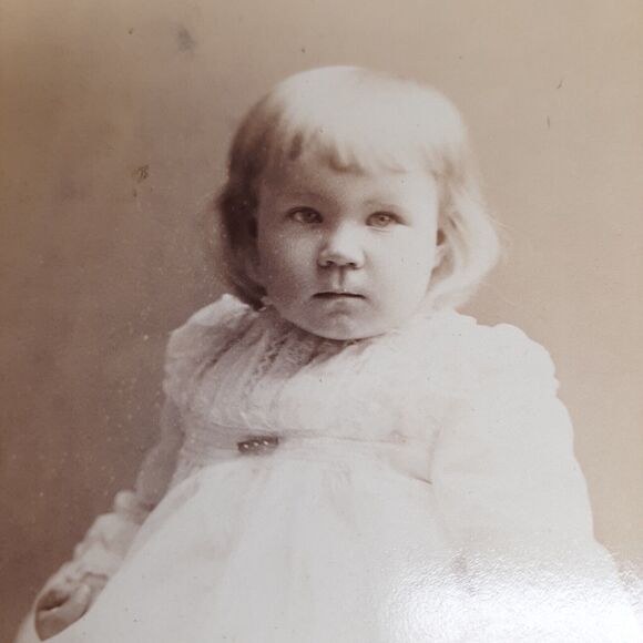 Cabinet Card Photo child Alice Fox Gerster NYC Union Square George G. Rockwood - Picture 3 of 9